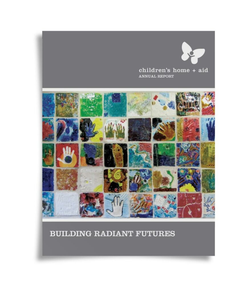Portfolio Childrens Home + Aid Annual Report Cover