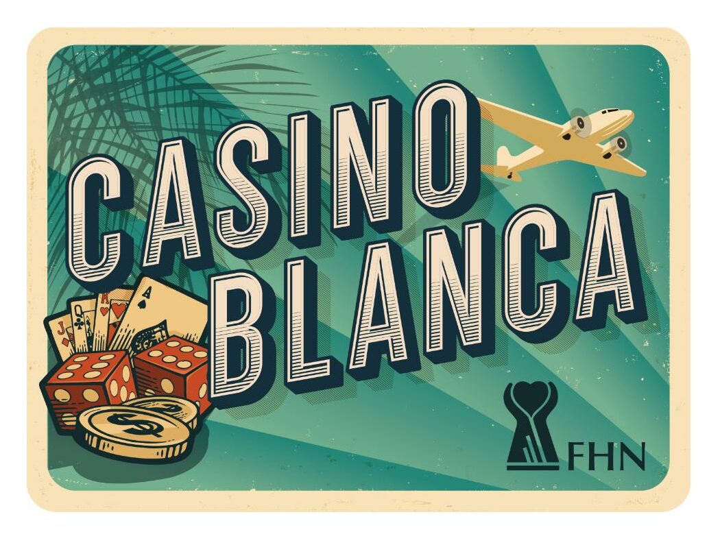 Fundraising event logo design for healthcare organization FHN, Freeport, Illinois